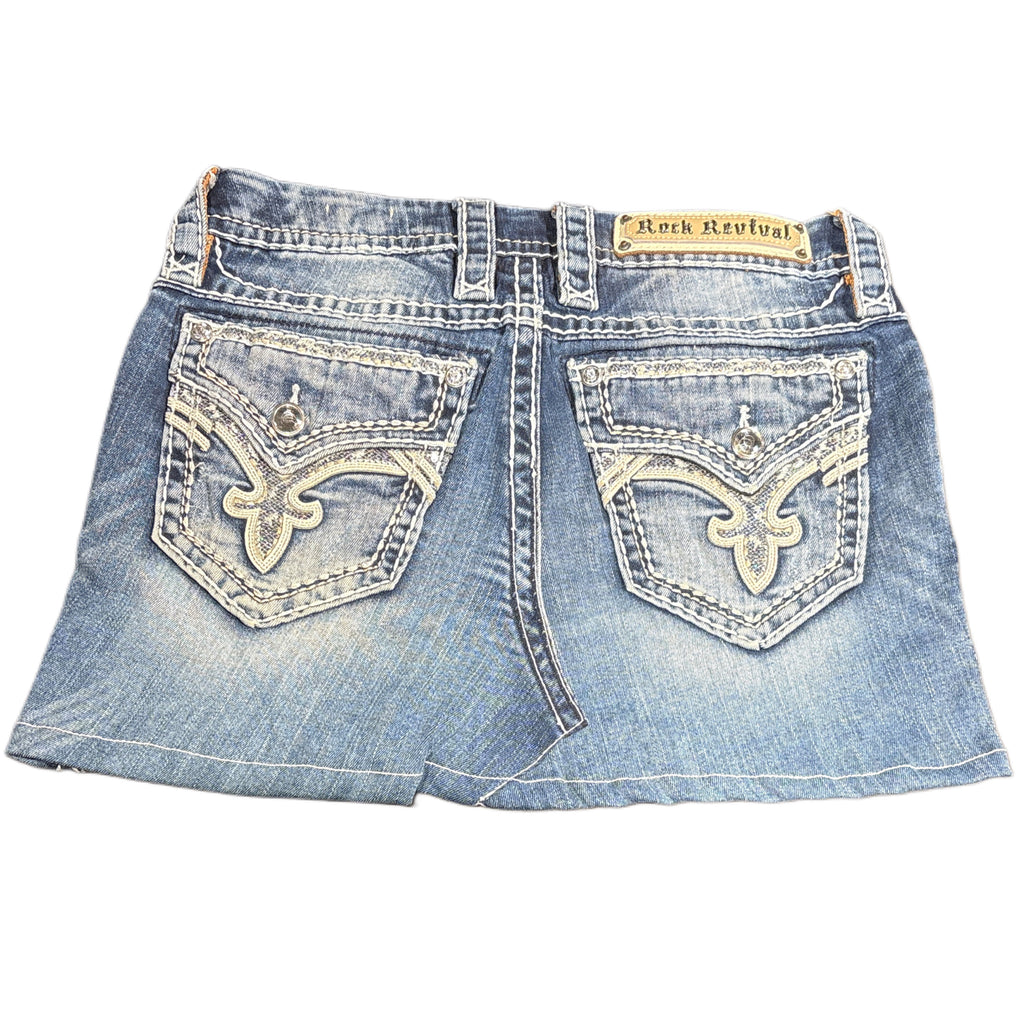 Rock Revival Denim Skirt