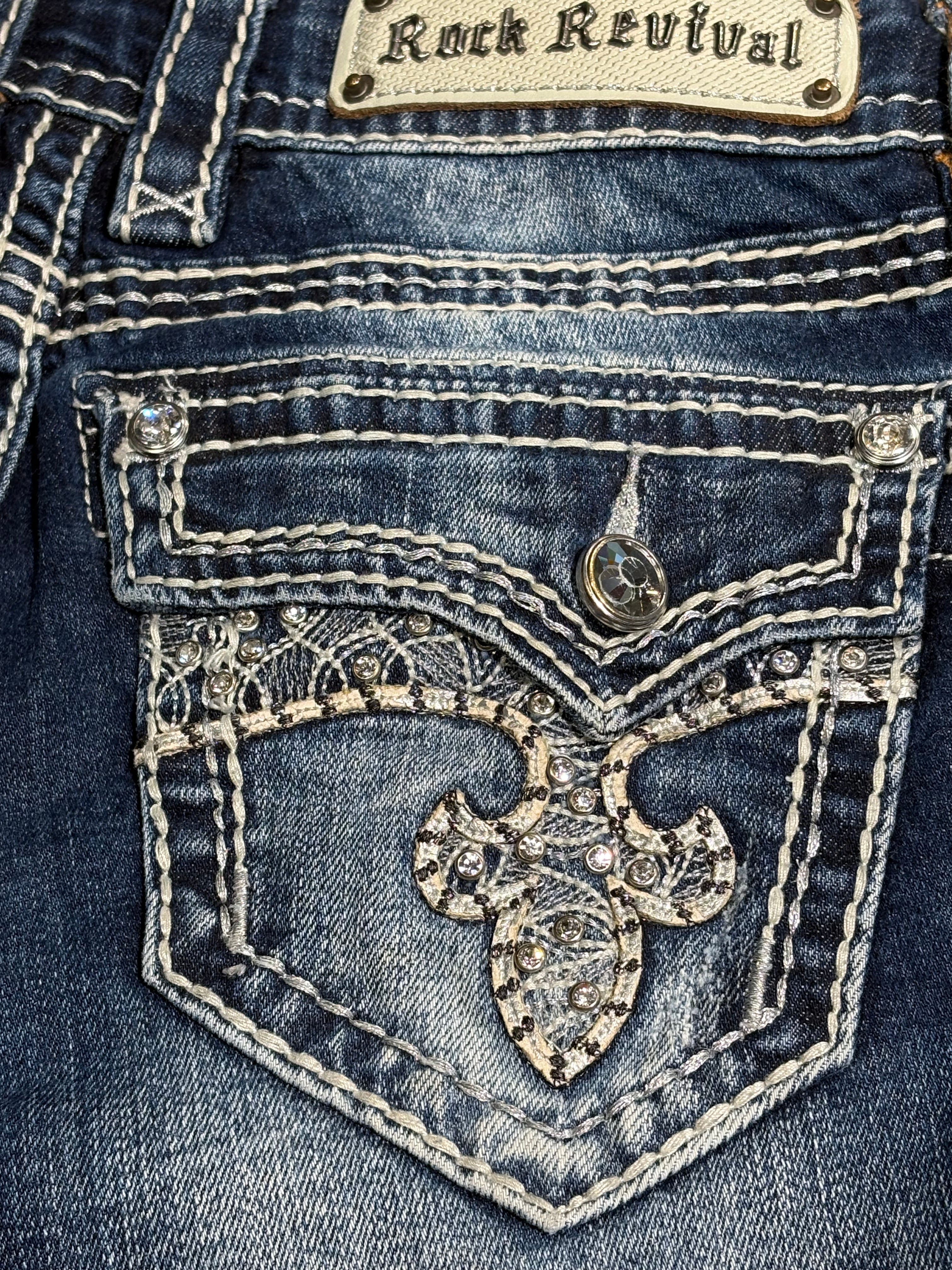 Rock Revival Denim Skirt