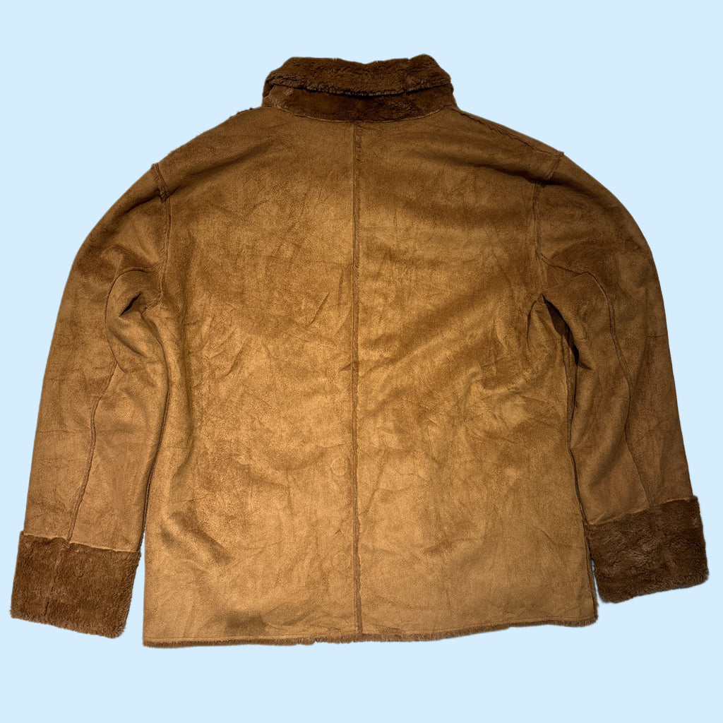 Jacket with faux fur lining