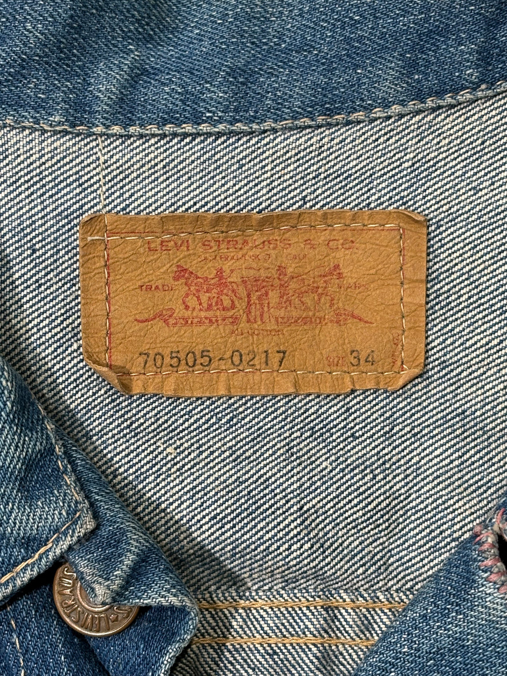 Levi’s Vintage Orange Tab Denim Jacket