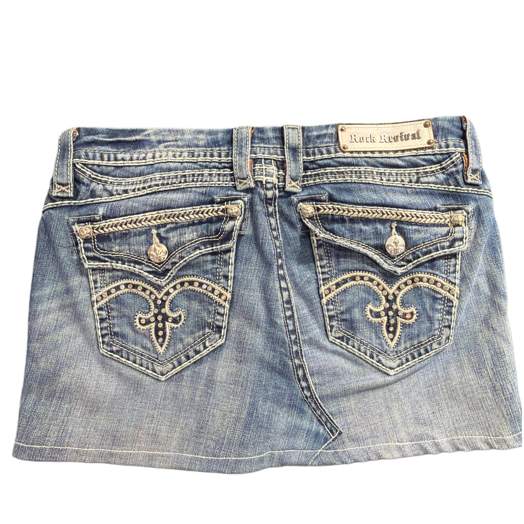 Rock Revival Denim Skirt