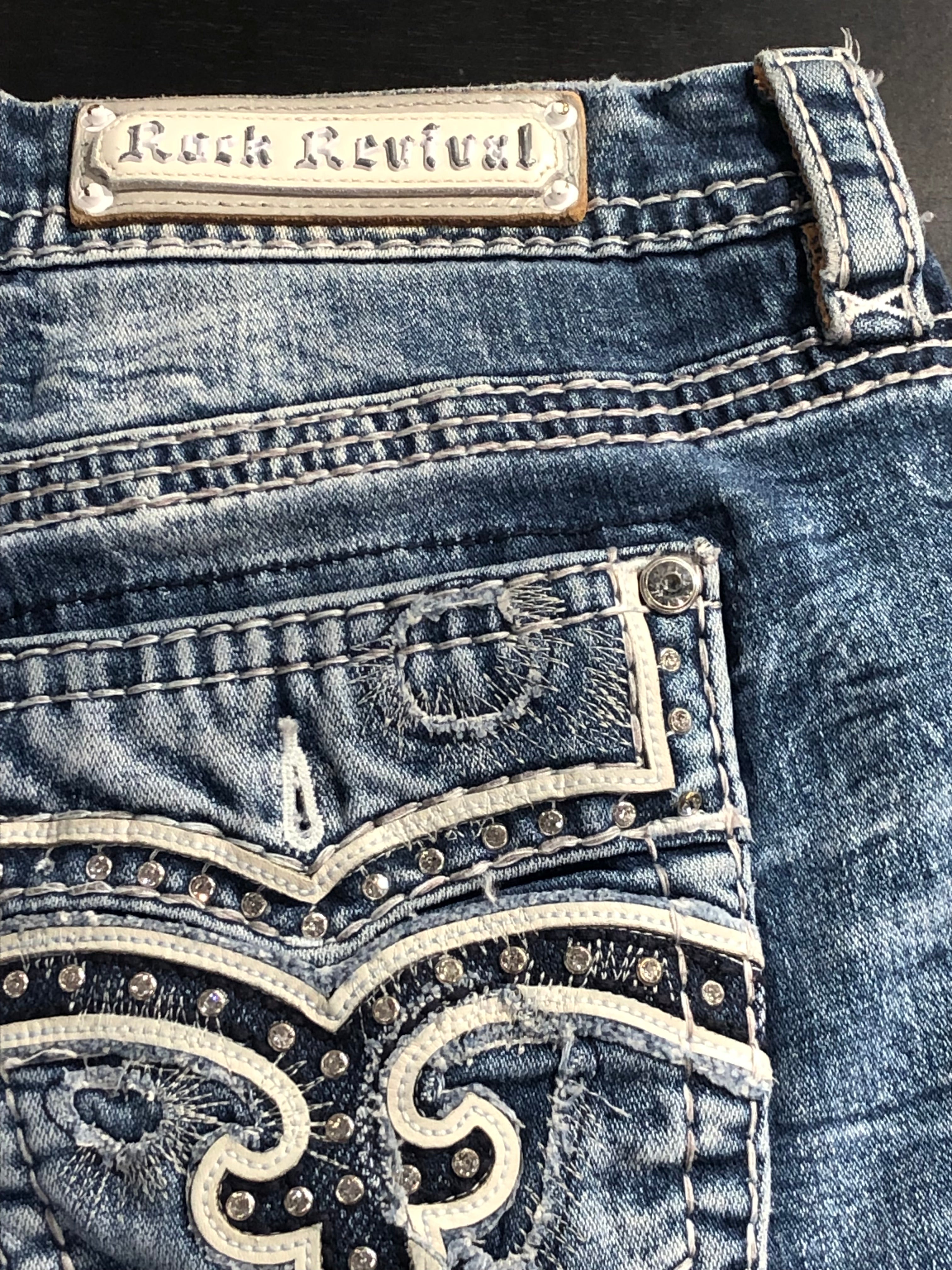 Rock Revival Denim Skirt