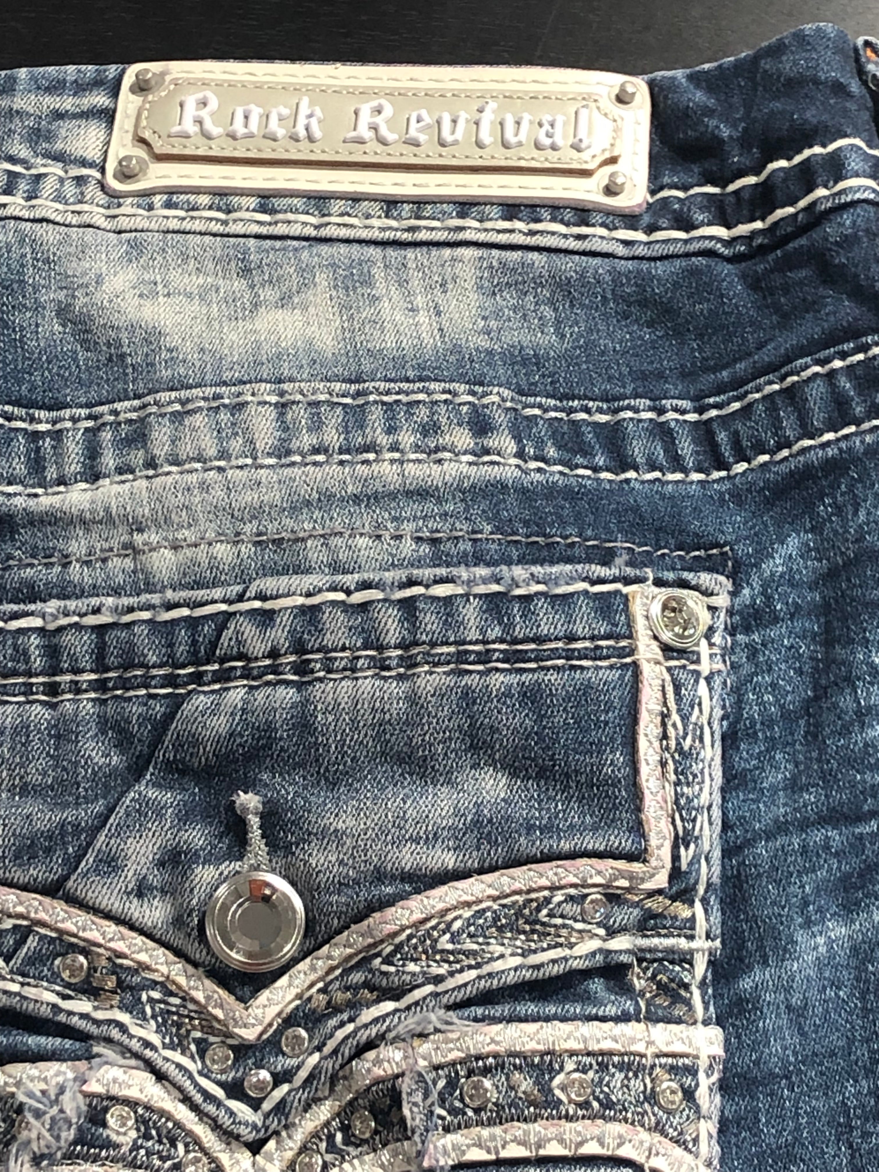 Rock Revival Denim Skirt