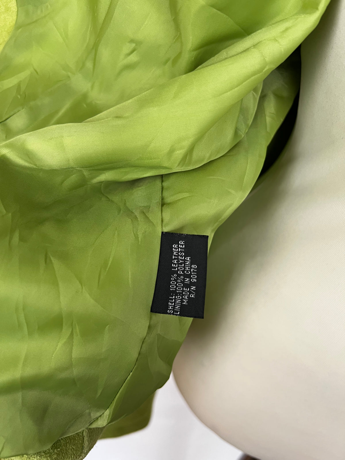 GREEN SUEDE JACKET