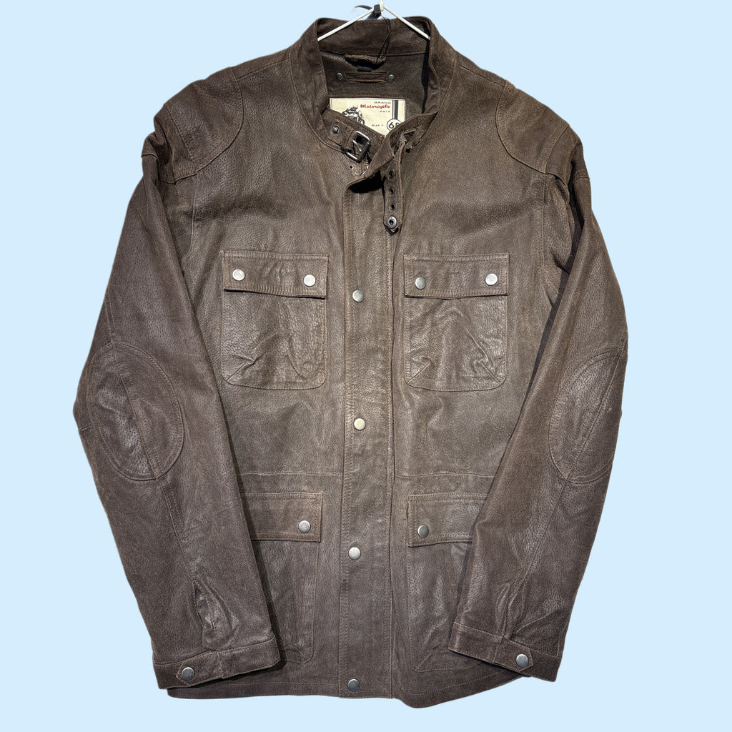 Grand Motorcycle Prix Leather Jacket