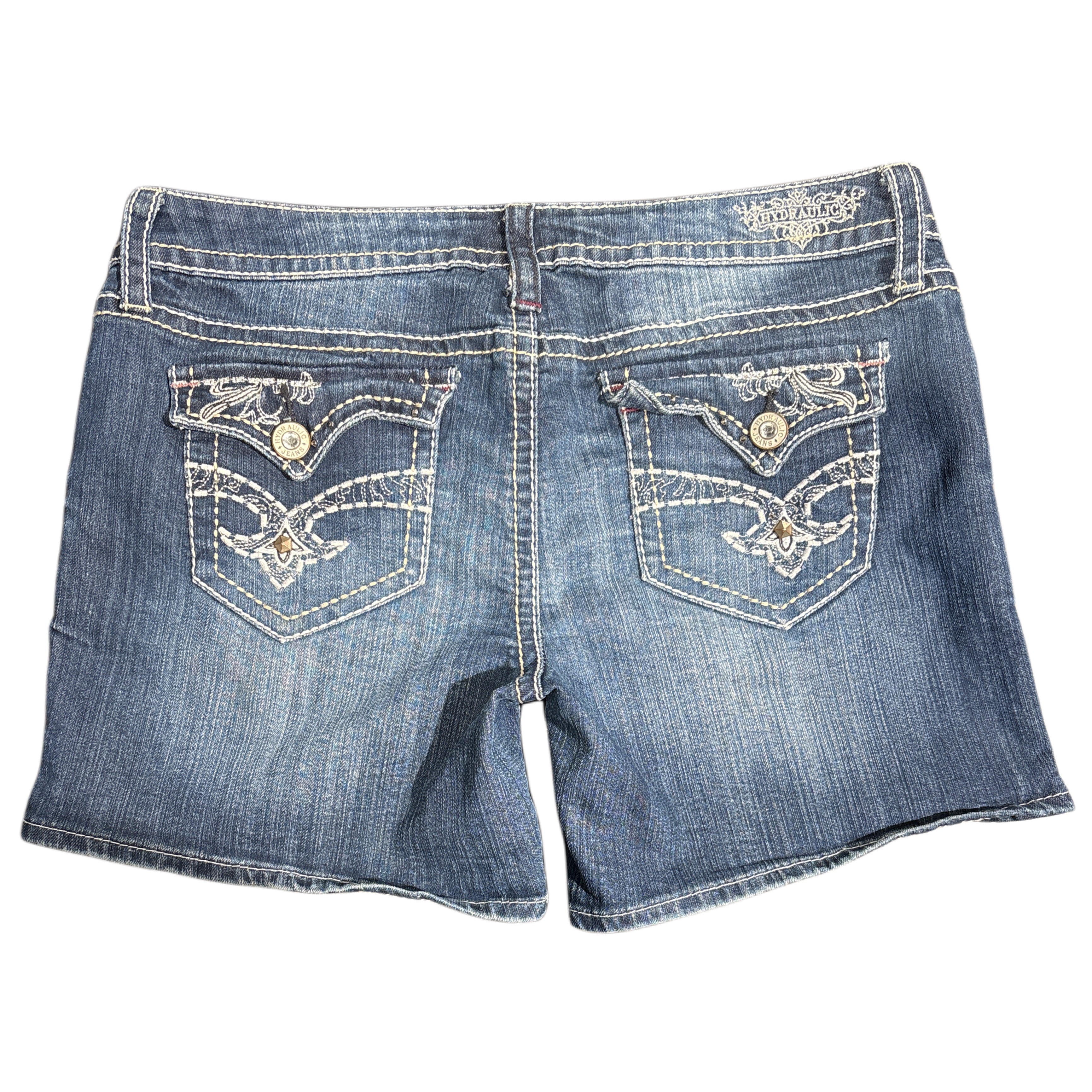 Hydraulic Denim Shorts