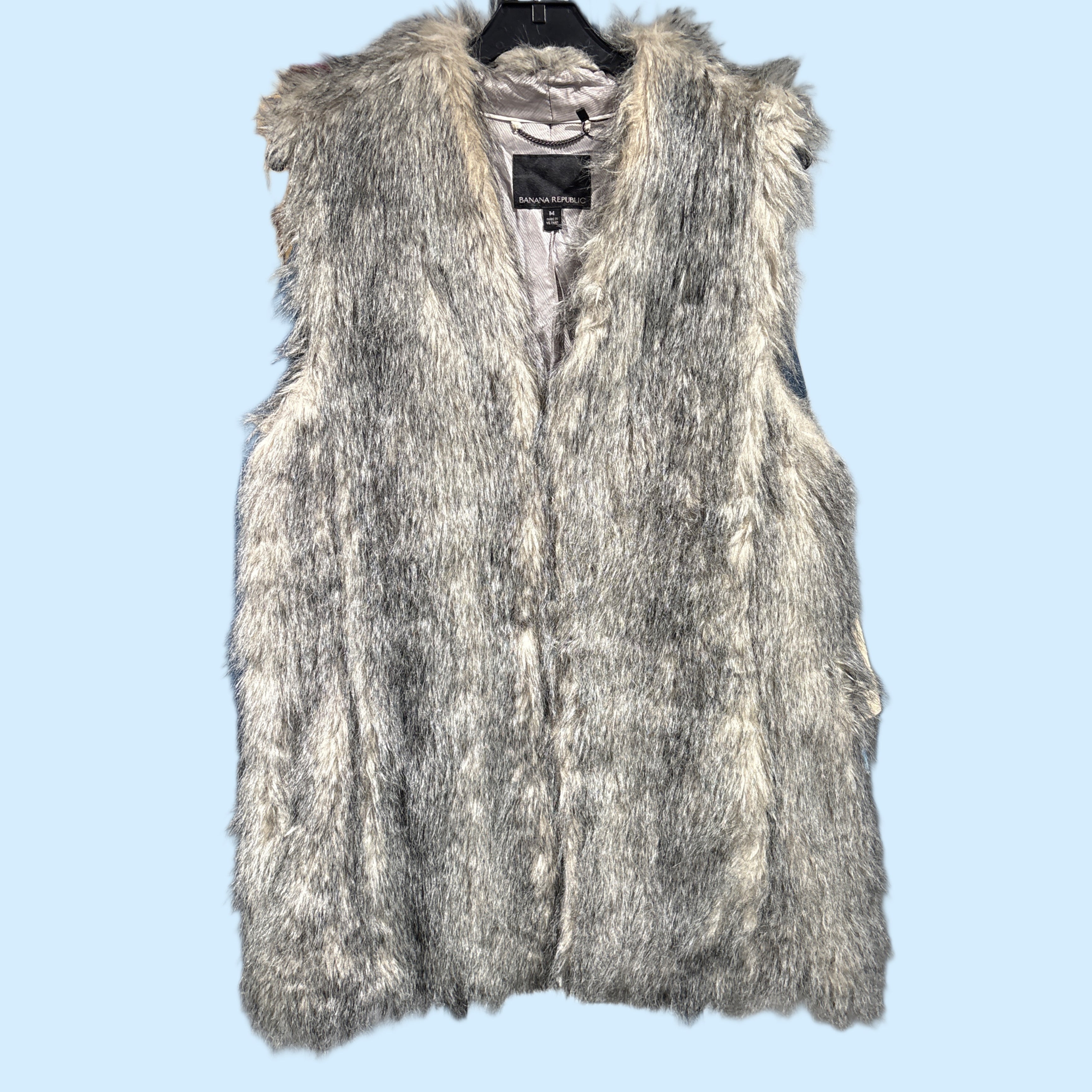 Banana Republic Faux Fur Vest