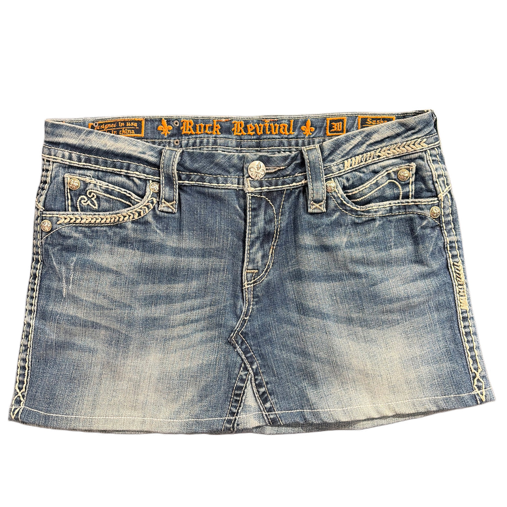 Rock Revival Denim Skirt