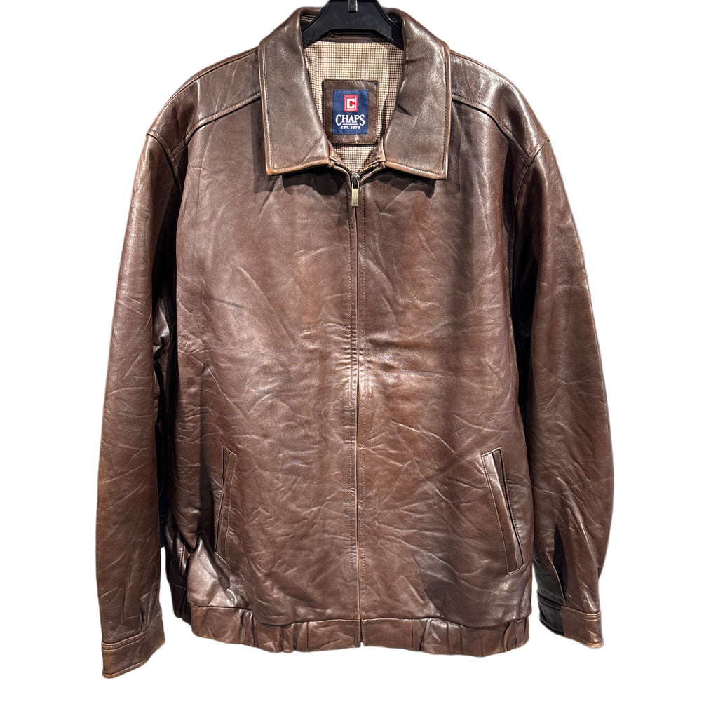 Chaps Leather Jacket
