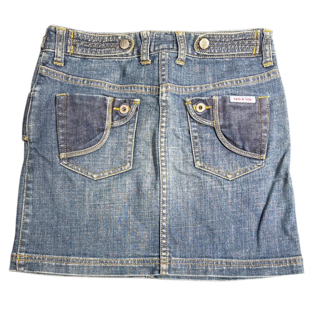 Sass & Bide Denim Skirt