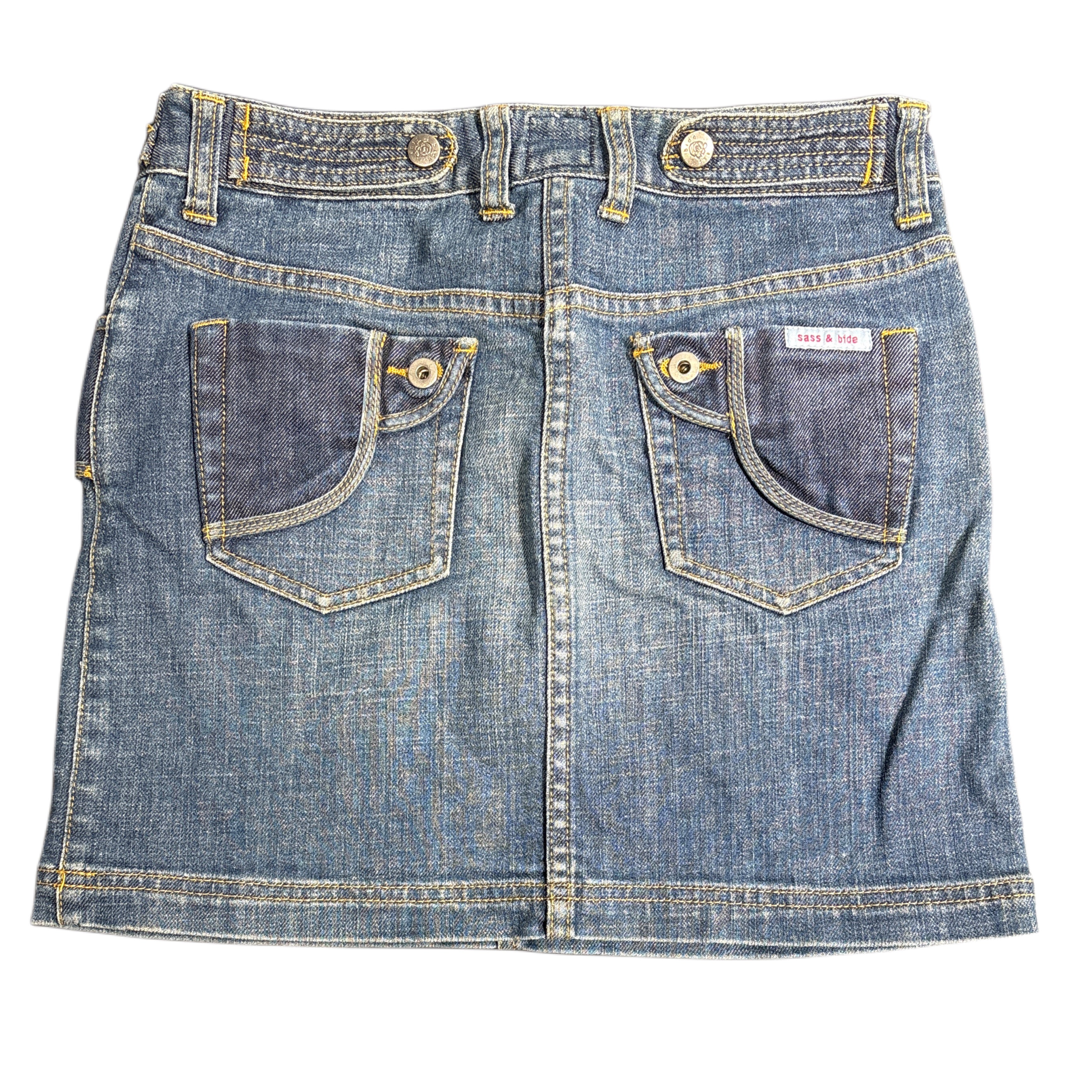 Sass & Bide Denim Skirt