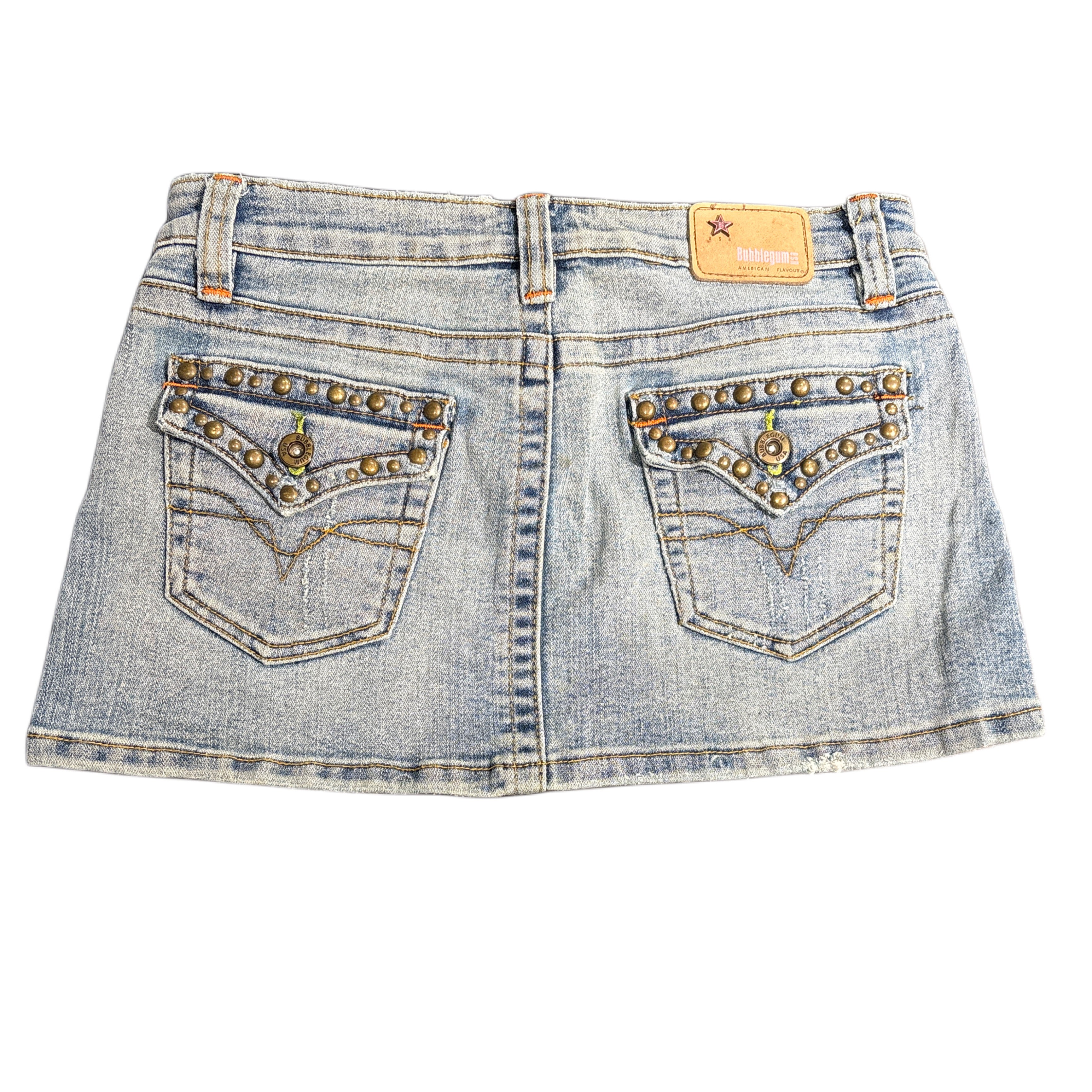 Bubblegum Denim Skirt