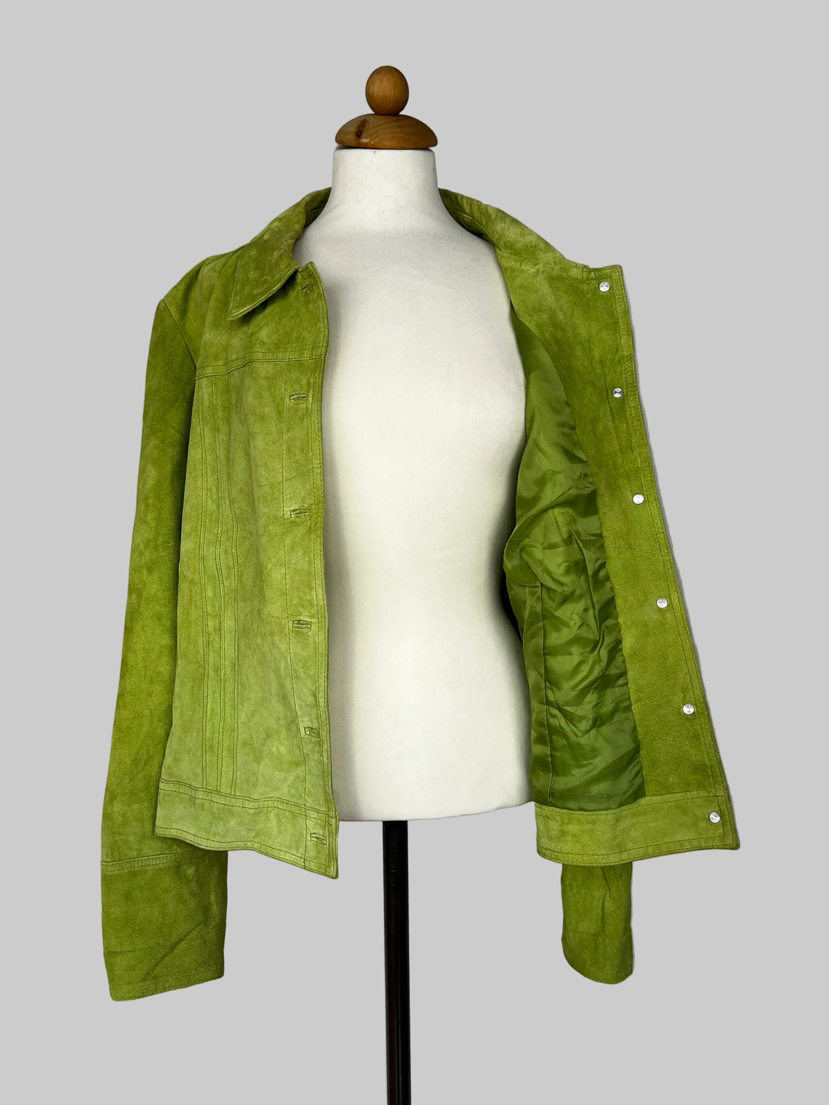 GREEN SUEDE JACKET