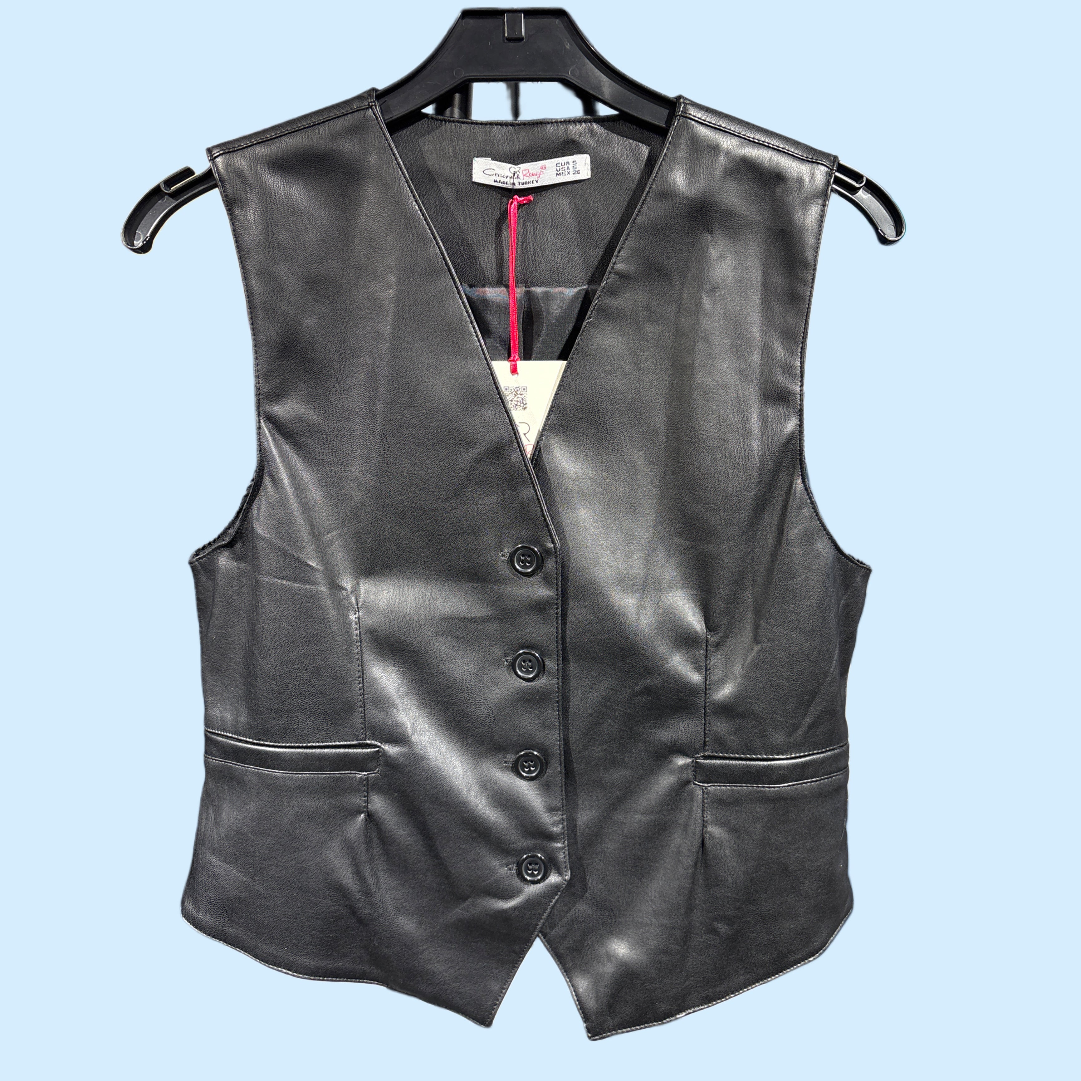 Cream & Rouge Vest
