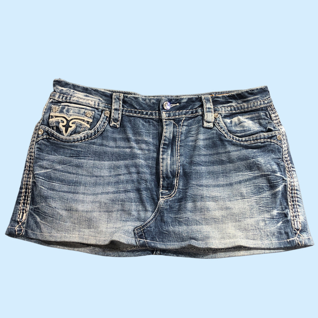 Rock Revival Denim Skirt