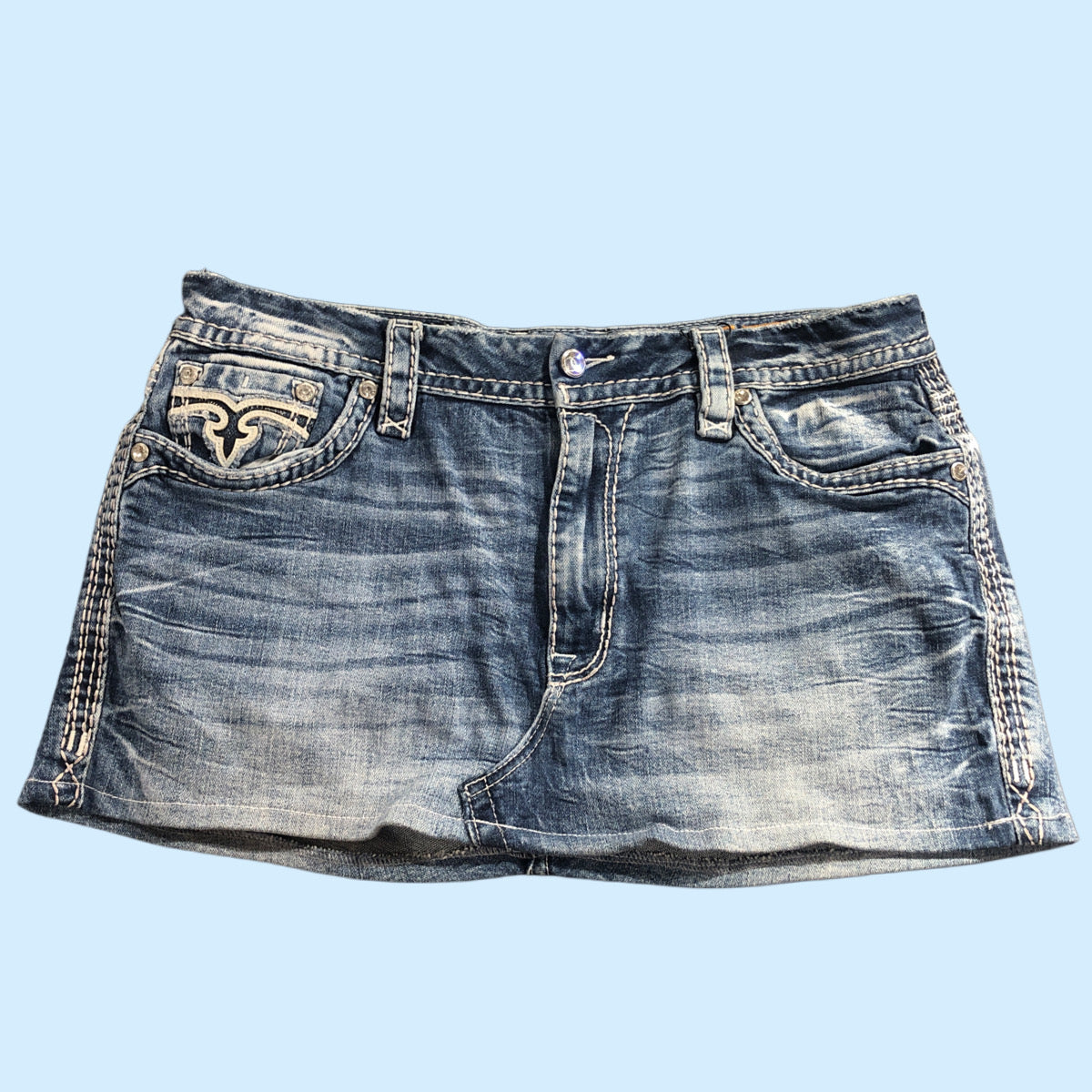 Rock Revival Denim Skirt