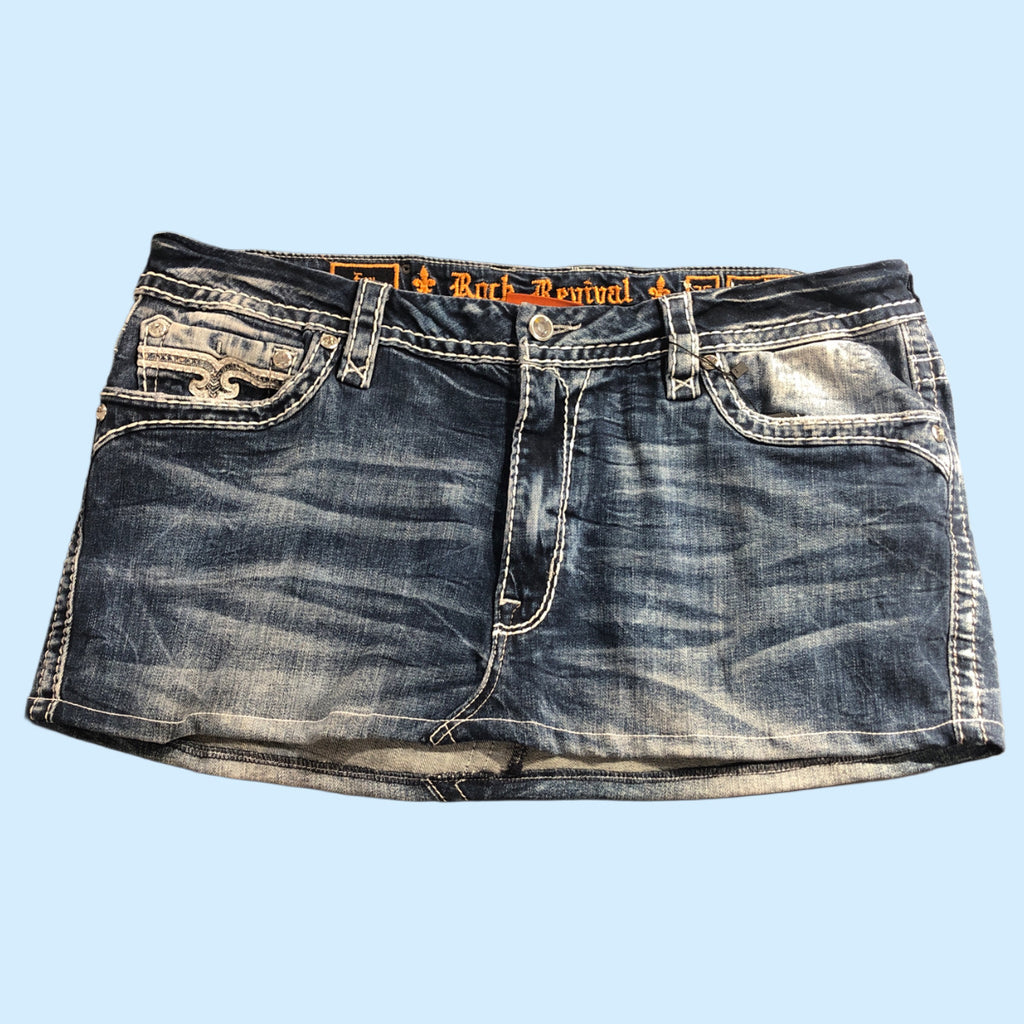 Rock Revival Denim Skirt