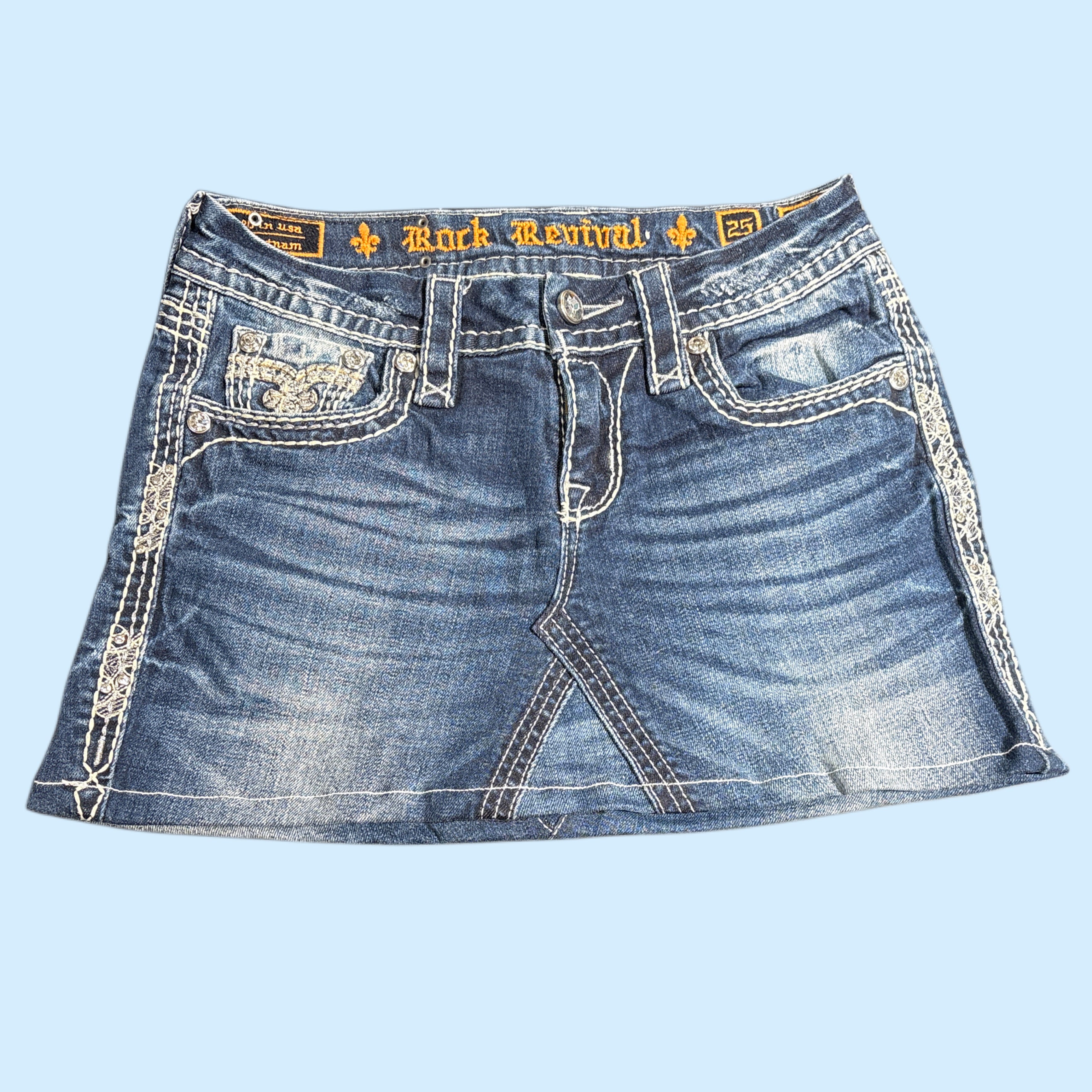 Rock Revival Denim Skirt