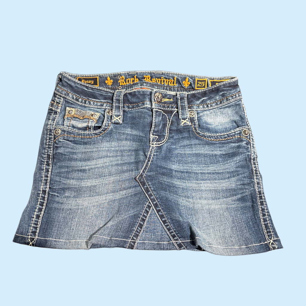 Rock Revival Denim Skirt