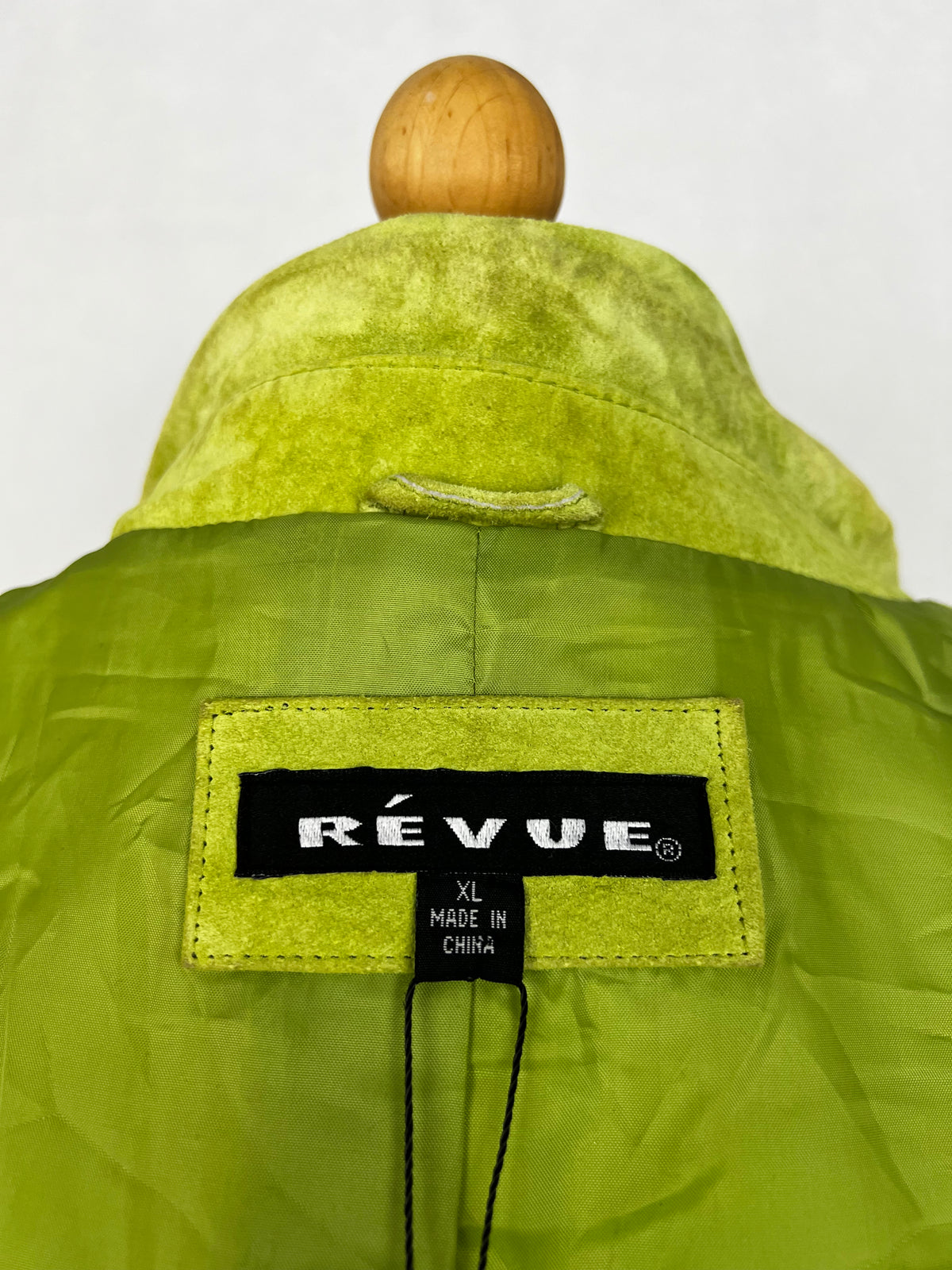 GREEN SUEDE JACKET
