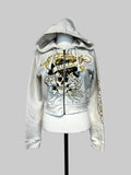 ED HARDY CROPPED HOODIE