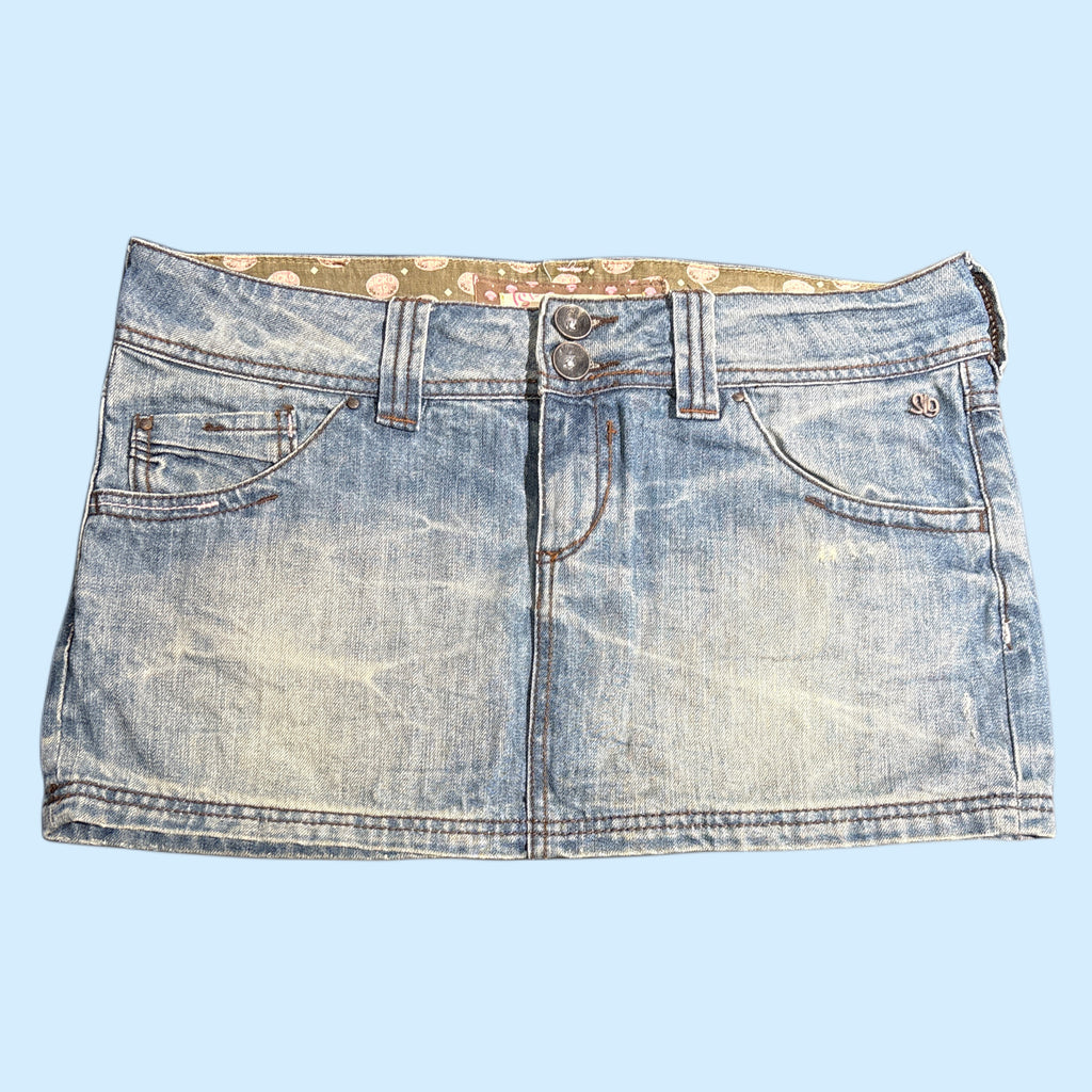 Sicko Nineteen Denim Skirt