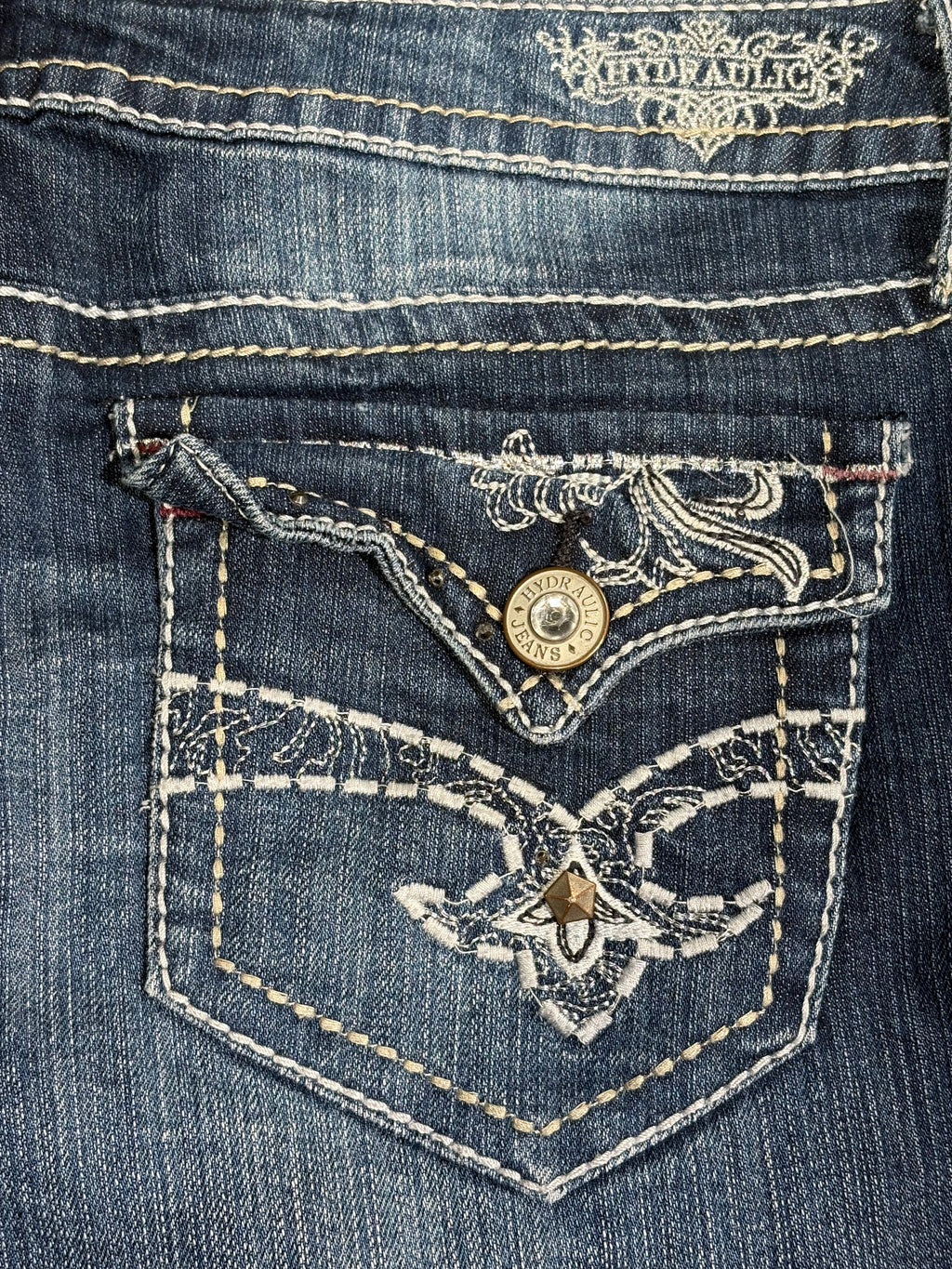 Hydraulic Denim Shorts