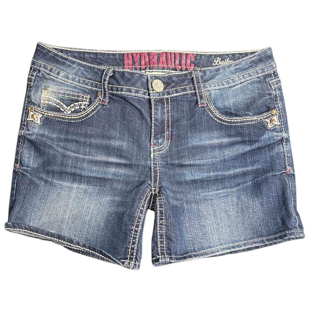 Hydraulic Denim Shorts