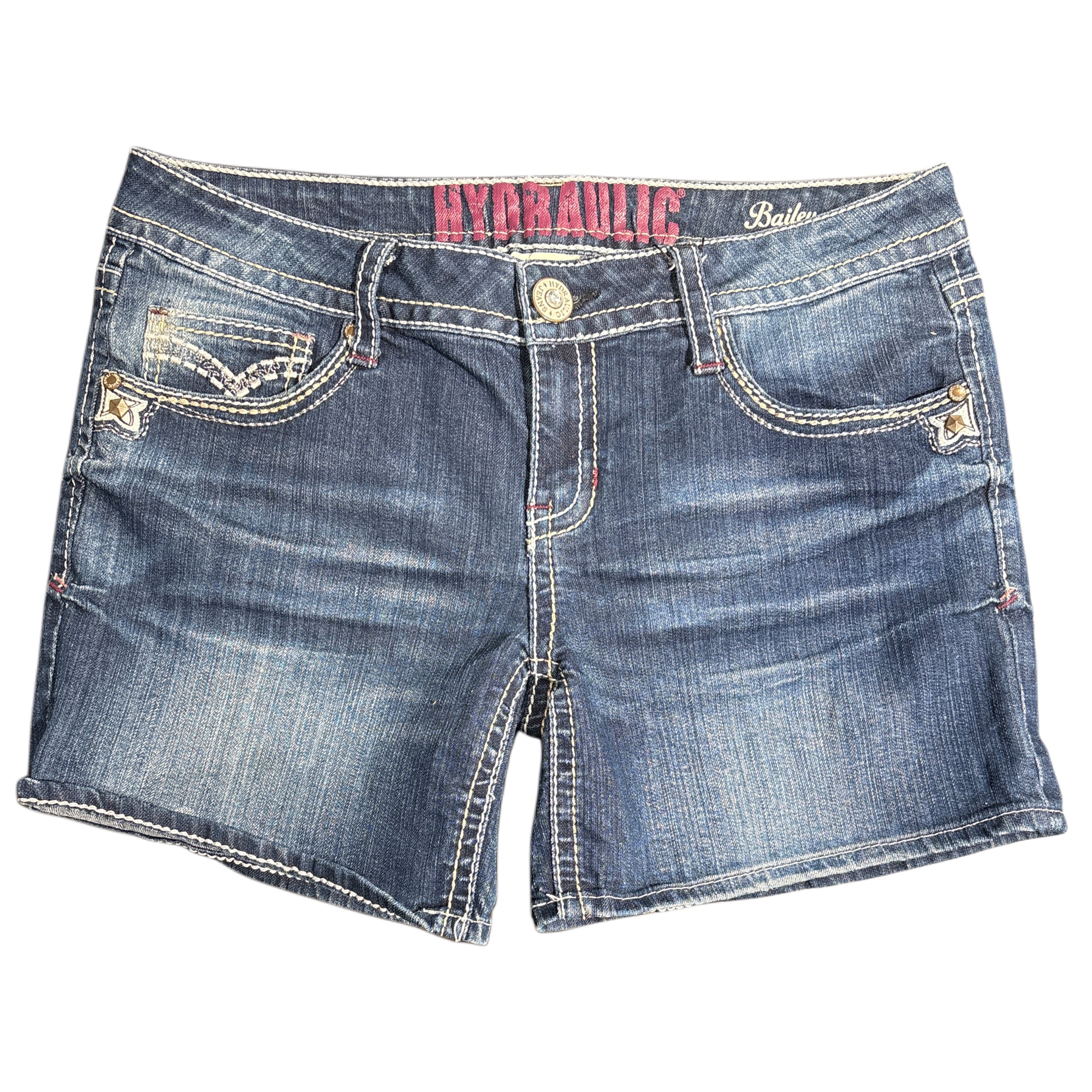 Hydraulic Denim Shorts