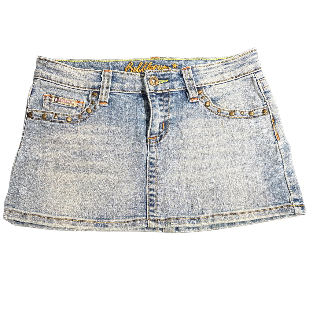 Bubblegum Denim Skirt