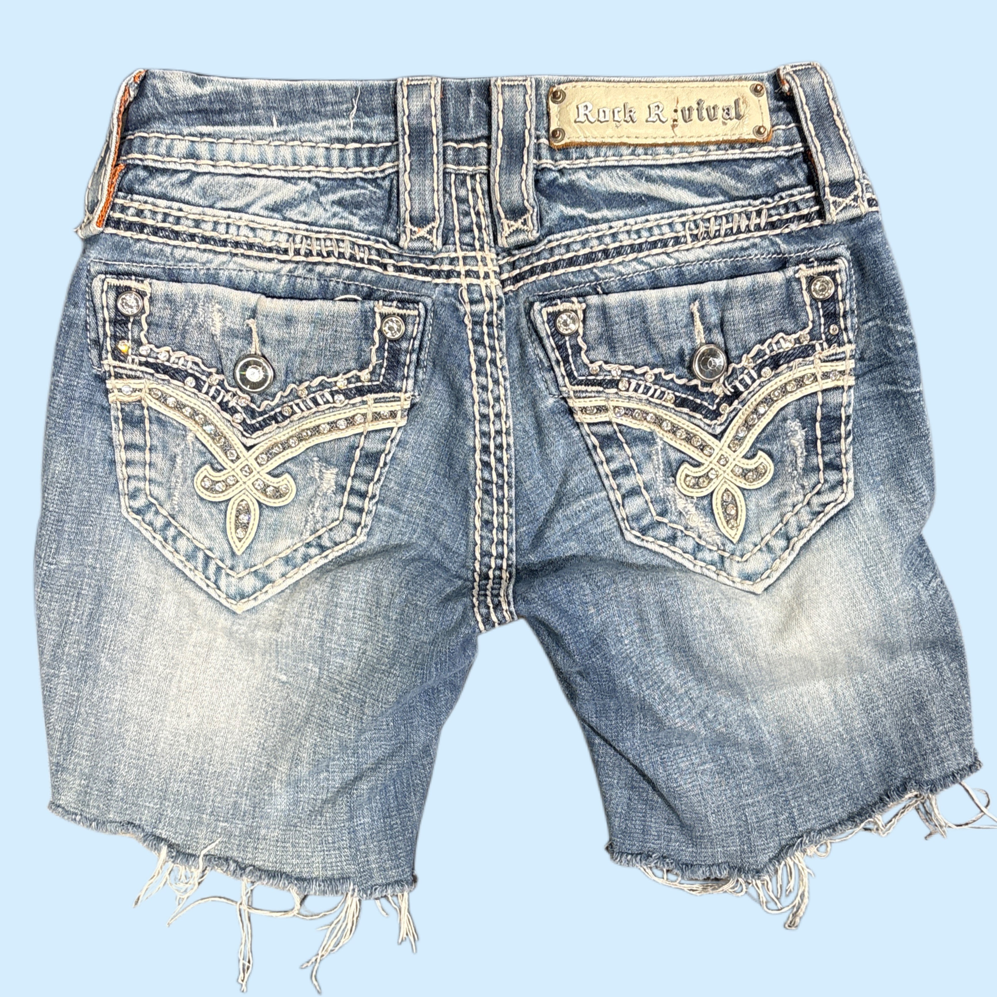 Rock Revival Denim Shorts