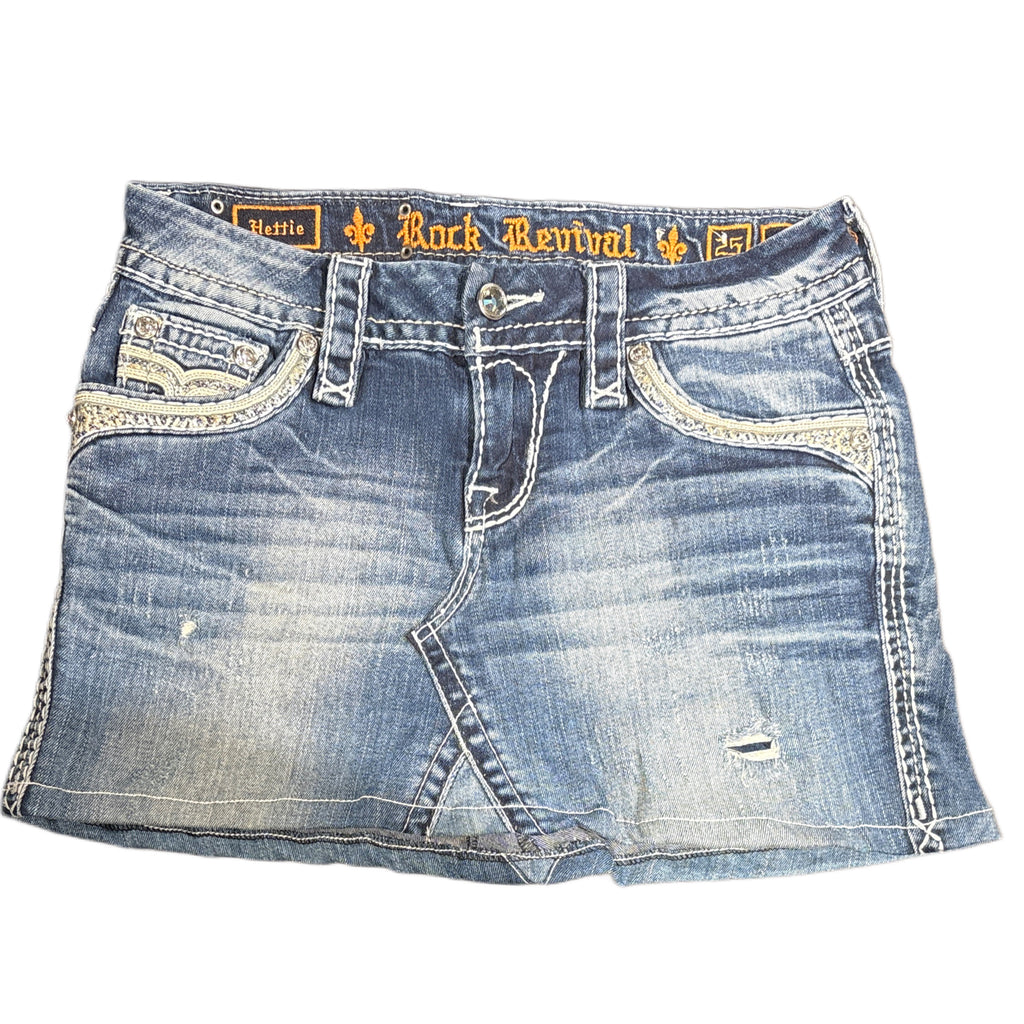 Rock Revival Denim Skirt