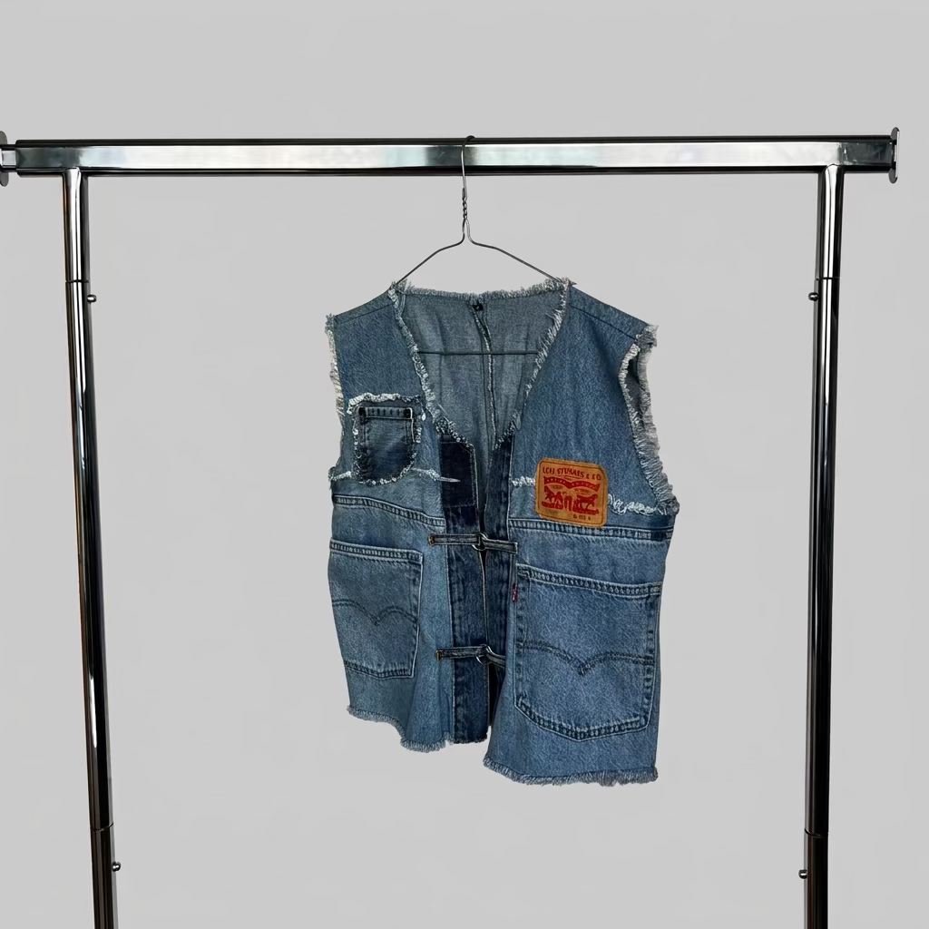UPCYCLED DENIM VEST