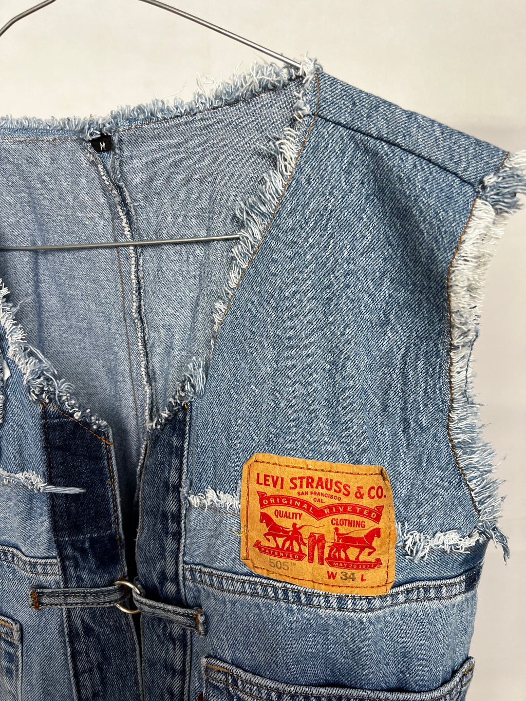 UPCYCLED DENIM VEST