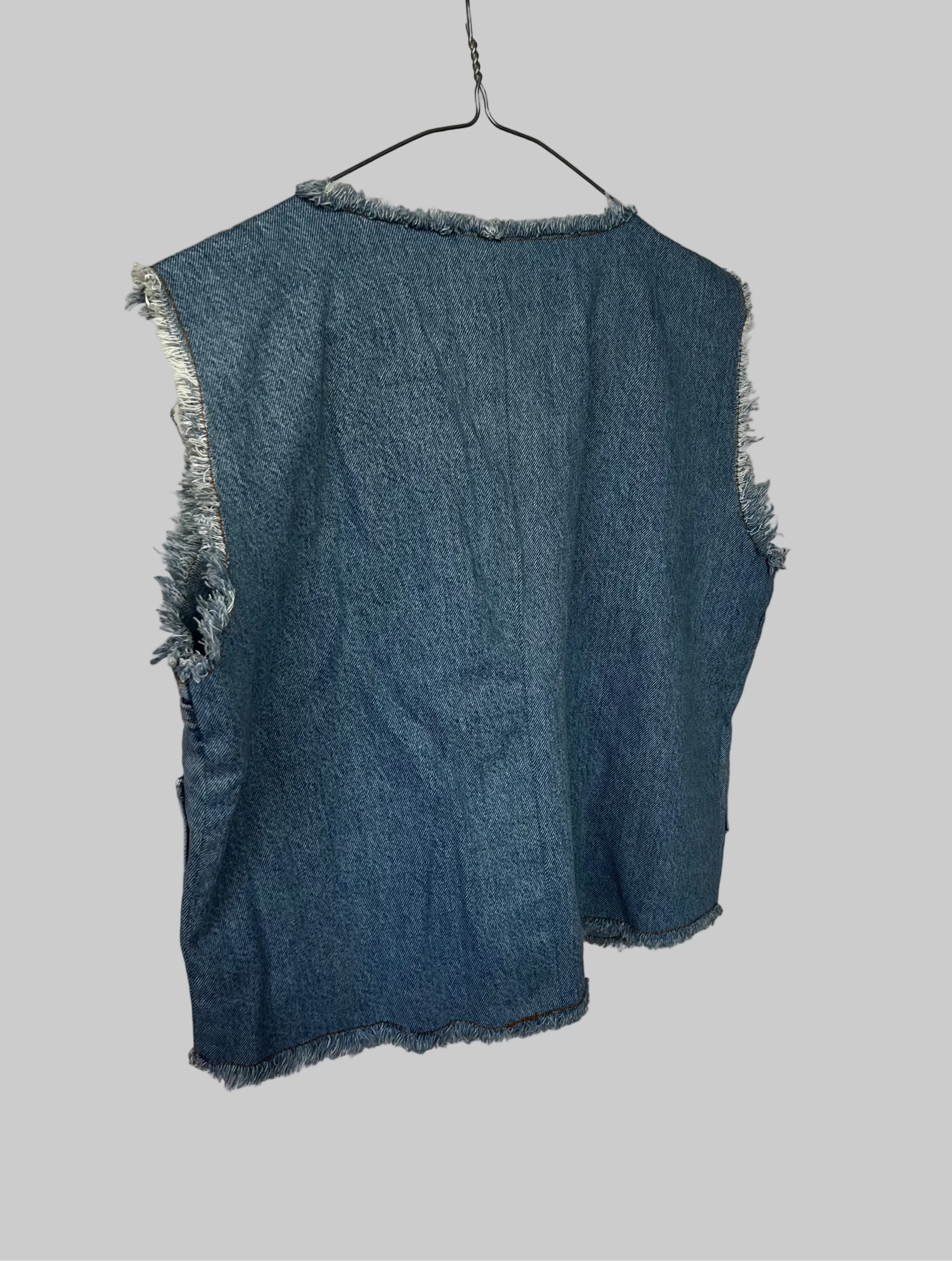 UPCYCLED DENIM VEST