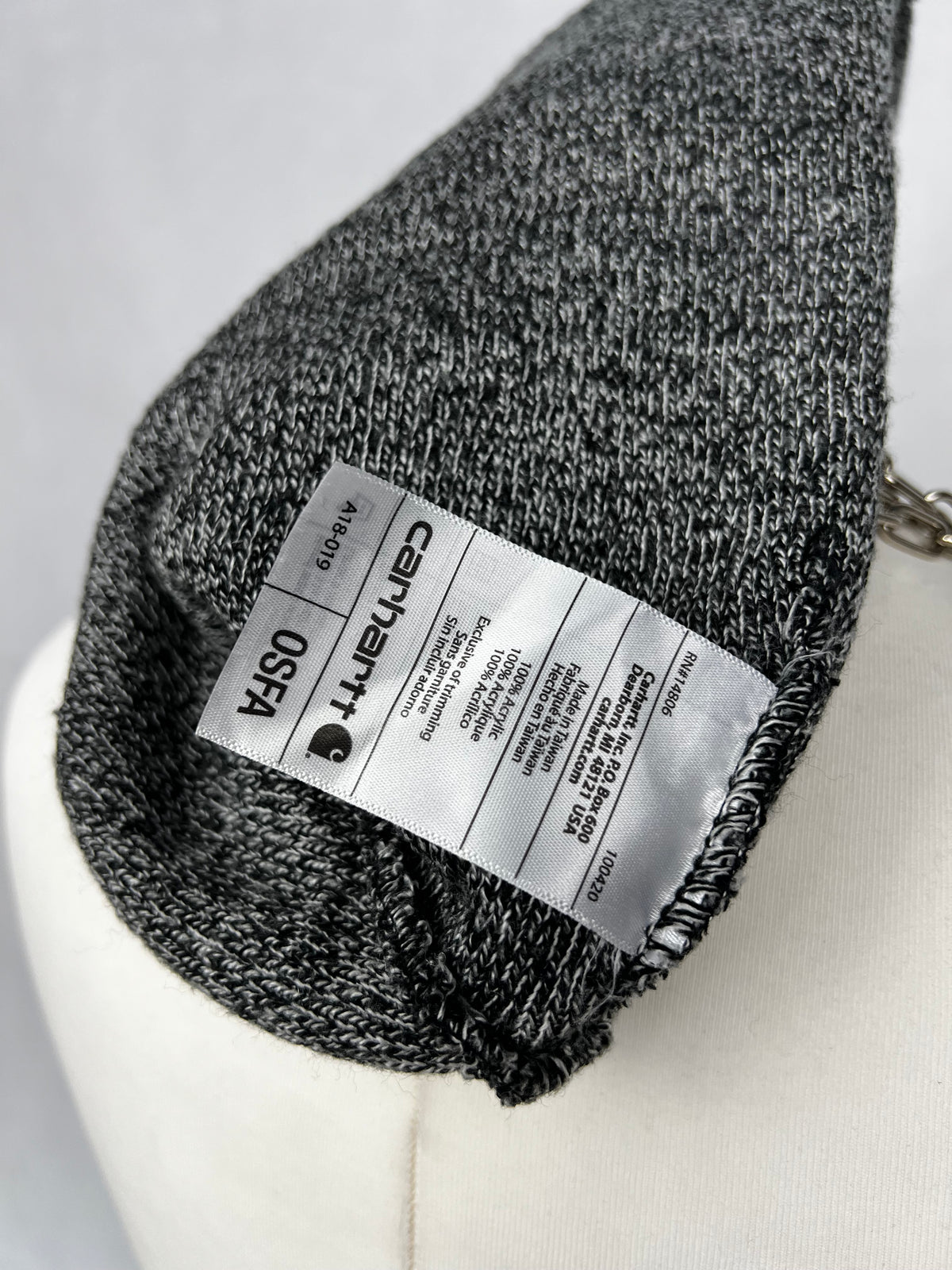 CARHARTT BEANIE GREY