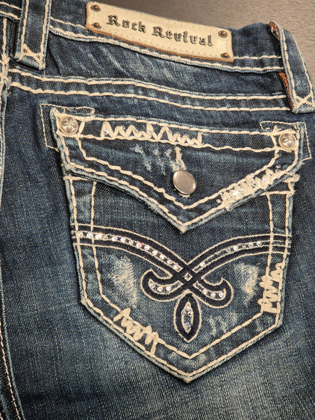Rock Revival Denim Skirt