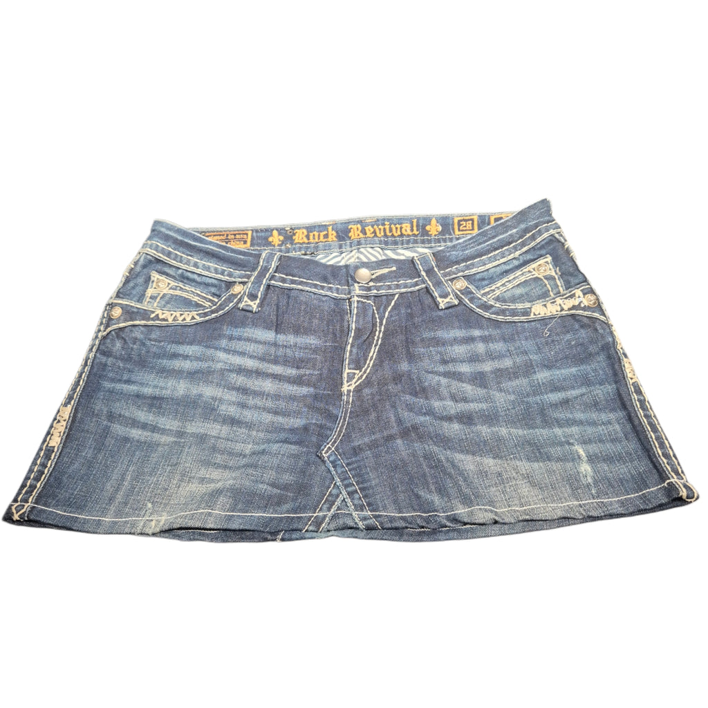Rock Revival Denim Skirt