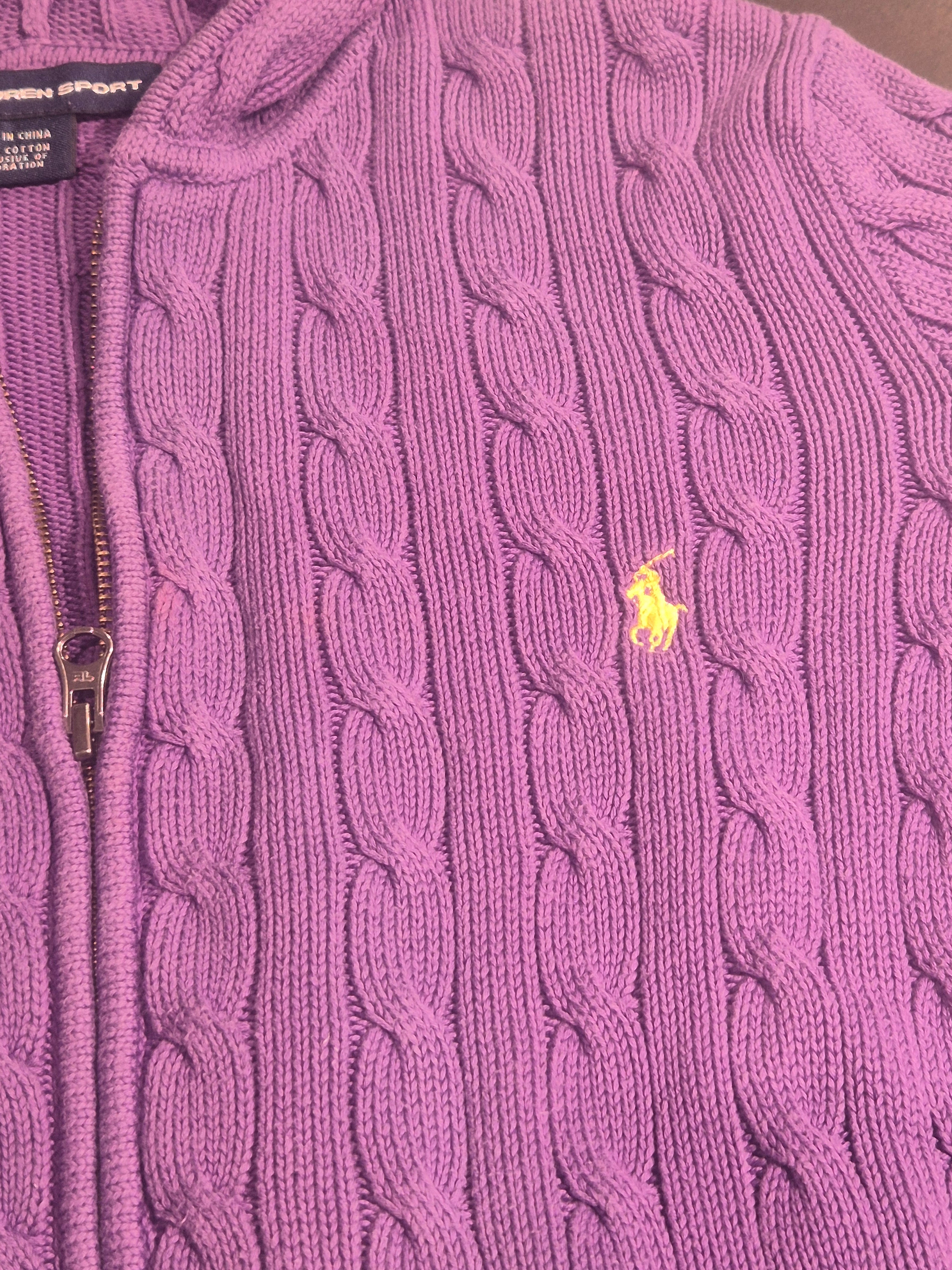 Ralph Lauren Zip Up Sweater